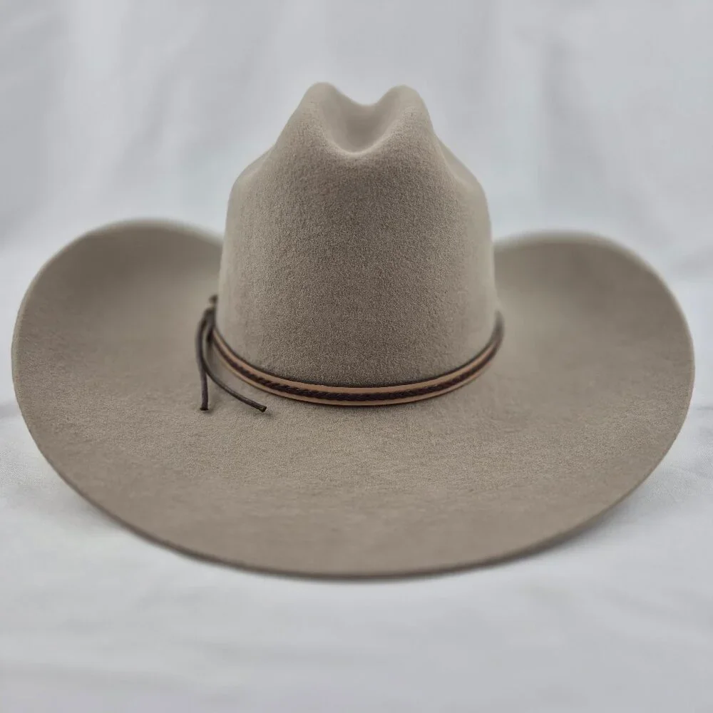 Master Hatters 3X Fawn Ruidosa Two Tone Wool Cowboy Hat  Size 7 Unisex - Picture 5 of 16
